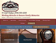 Tablet Screenshot of mumfordrestoration.com